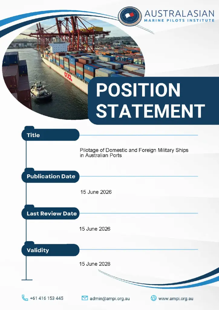 thumbnail of PS-07 – Pilotage of Domestic and Foreign Military Ships in Australian Ports
